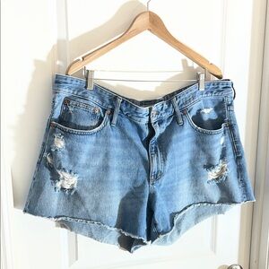 **Madewell** Distressed light Blue Denim Women's Shorts